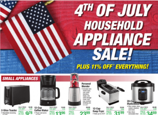 Menards 4th of July Appliance Sale June 22 – July 04, 2023