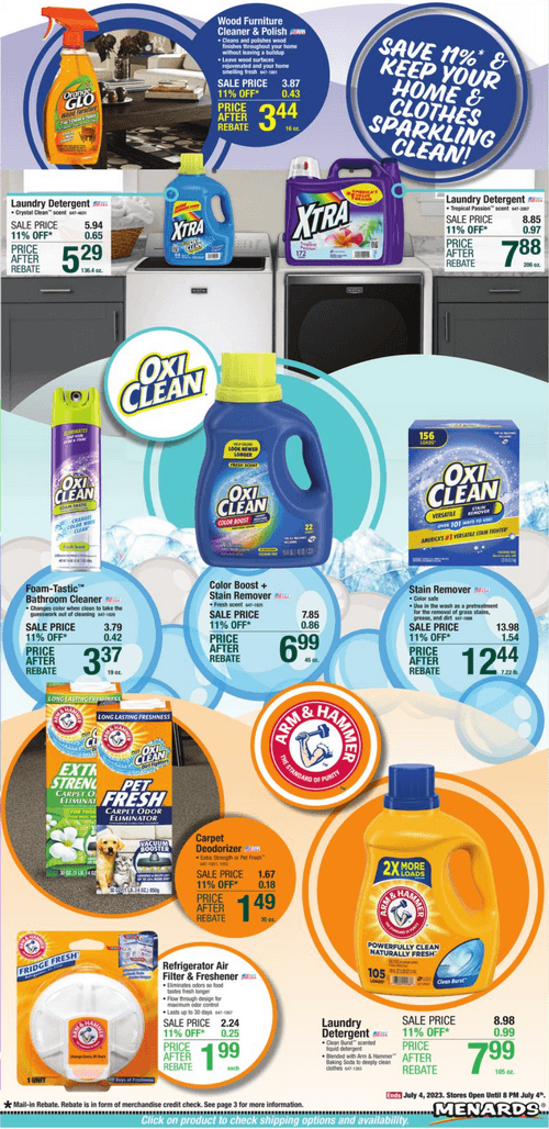Menards Home Essentials Sale June 22 July 04, 2023