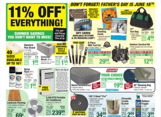 Menards Weekly Ad June 08 – June 18, 2023 (Father’s Day Promotion Included)