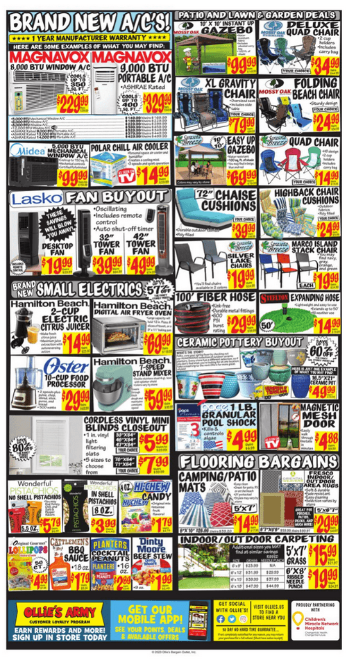 Ollie's Weekly Ad June 14 June 22, 2023