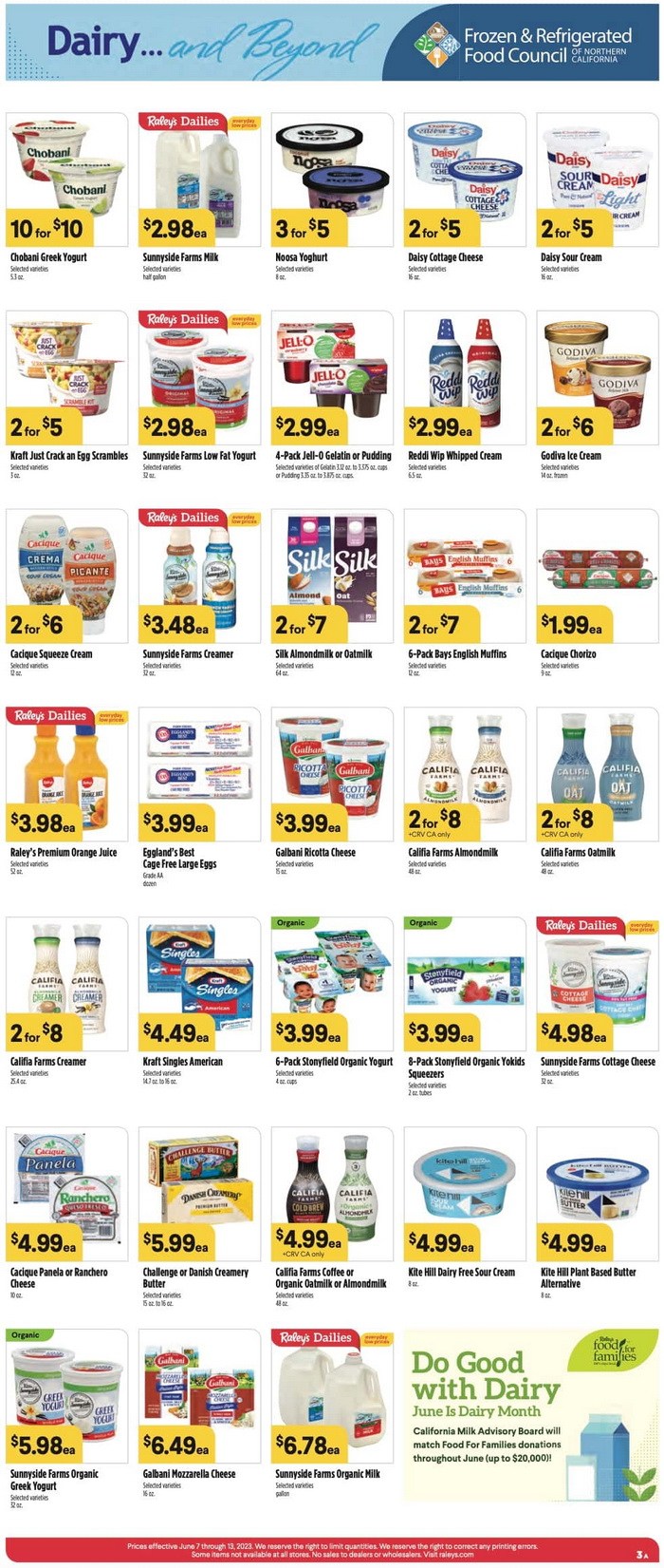 Raley's Supermarkets Weekly Ad June 07 June 13, 2023
