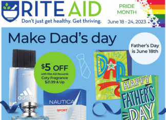 Rite Aid Weekly Ad June 18 – Jun 24, 2023 (Father’s Day Promotion Included)