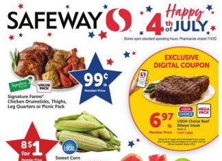 Safeway Weekly Ad June 28 – July 04, 2023 (Independence Day Promotion Included)