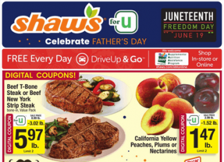 Shaw’s Weekly Ad Jun 16 – Jun 22, 2023 (Father’s Day Promotion Included)
