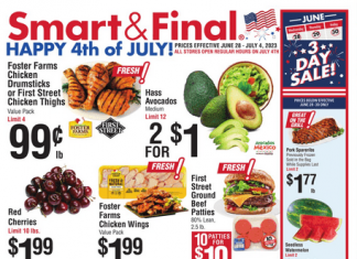 Smart & Final Weekly Ad Jun 28 – Jul 04, 2023 (Independence Day Promotion Included)