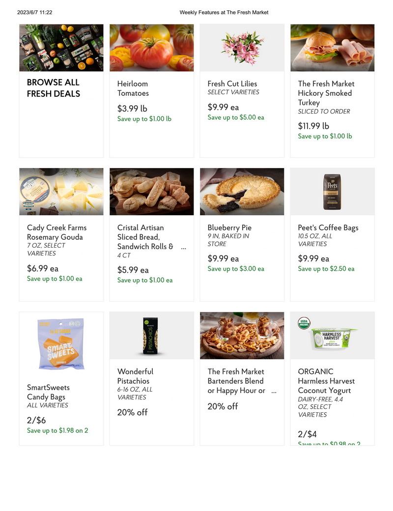 The Fresh Market Weekly Ad June 07 June 13, 2023