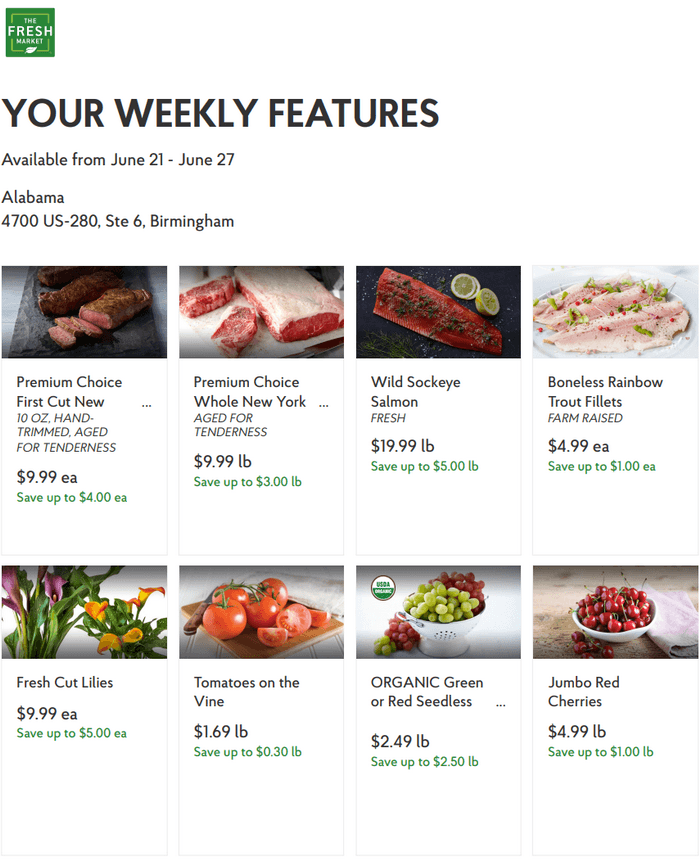 The Fresh Market Weekly Ad Jun 21 Jun 27, 2023