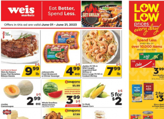 Weis Markets Monthly Ad June 01 – June 21, 2023