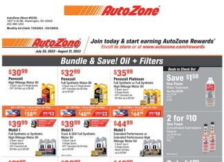 AutoZone Monthly Ad July 25 – Aug 21, 2023