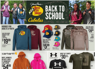 Bass Pro Shops Back to School Event July 20 – Aug 23, 2023
