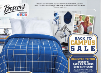 Boscov’s Back to Campus Ad July 06 – July 19, 2023