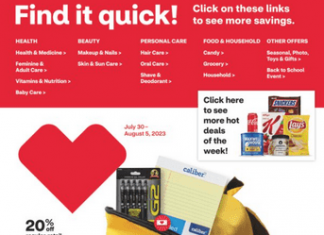 CVS Weekly Ad July 30 – Aug 06, 2023
