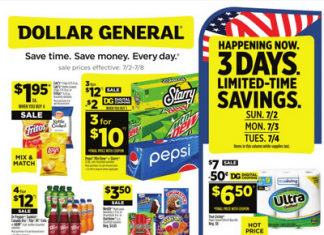 Dollar General Weekly Ad July 02 – July 08, 2023 (Independence Day Promotion Included)