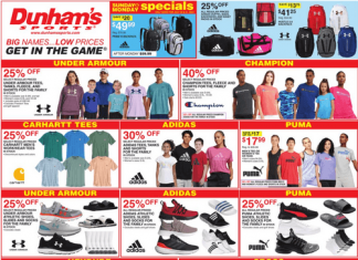 Dunham’s Sports Weekly Ad Jul 29 – Aug 03, 2023