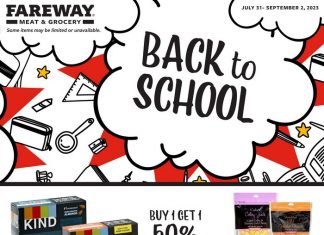 Fareway Monthly Ad Jul 31 – Sep 02, 2023
