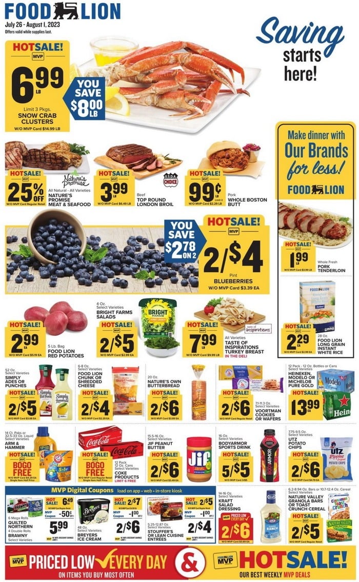 Food Lion Weekly Ad Jul 26 – Aug 01, 2023