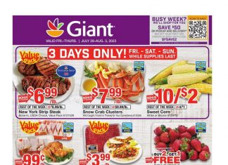 Giant Food Weekly Ad Jul 28 – Aug 03, 2023