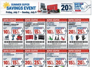 Harbor Freight Coupon Sale July 07 – July 09, 2023