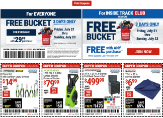 Harbor Freight Coupon Sale July 21 – July 23, 2023