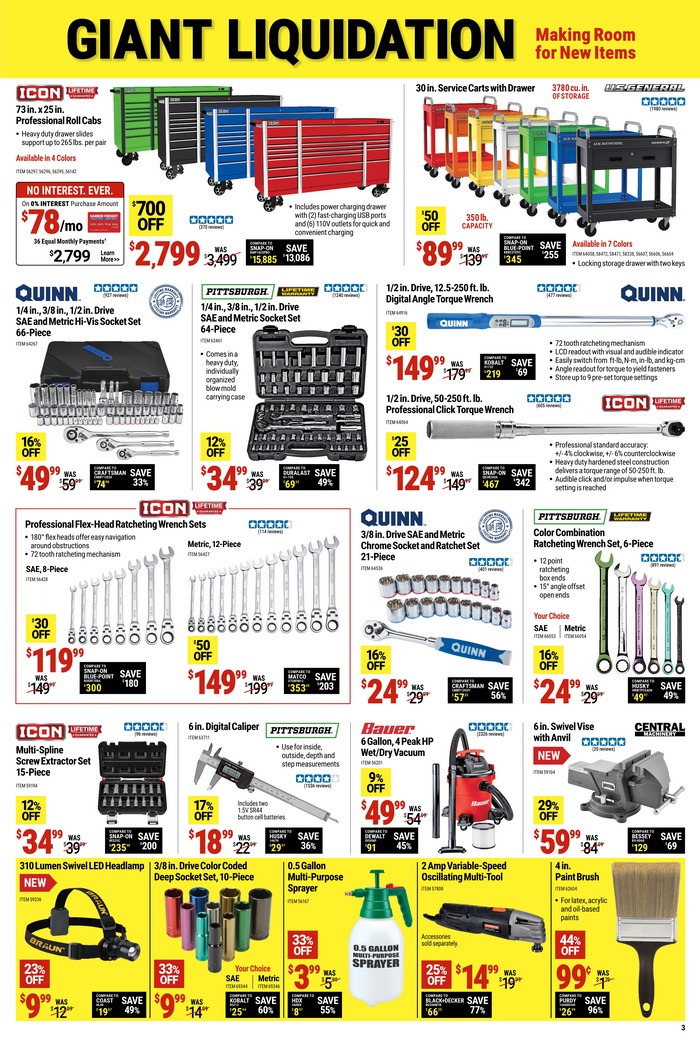 Harbor Freight Giant Liquidation Sale July 24 July 30, 2023