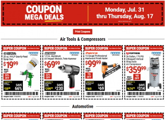 Harbor Freight Coupon Sale Jul 31 – Aug 17, 2023