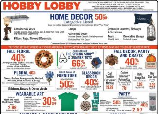 Hobby Lobby Weekly Ad July 09 – July 15, 2023