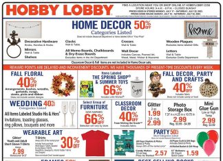 Hobby Lobby Weekly Ad Jul 16 – Jul 22, 2023