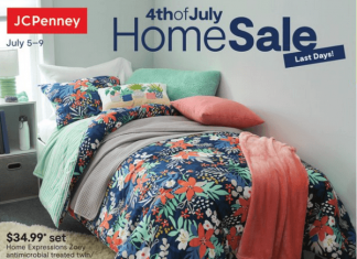 JCPenney 4th of July Home Sale July 05 – July 09, 2023
