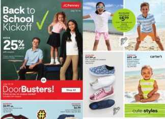 JCPenney Back to School Sale Jul 13 – Jul 16, 2023