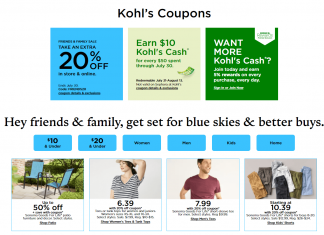 Kohl’s Coupon Ad Until Aug 02, 2023