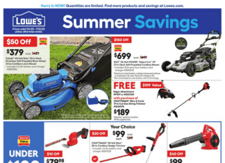 Lowe’s Weekly Ad Jul 06 – Jul 12, 2023