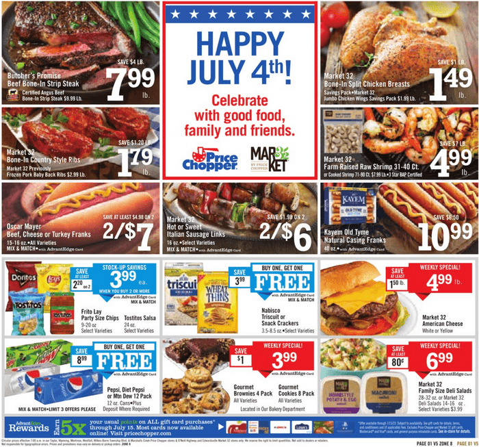 Price Chopper Weekly Ad July 02 July 08, 2023 (Independence Day Promotion Included)
