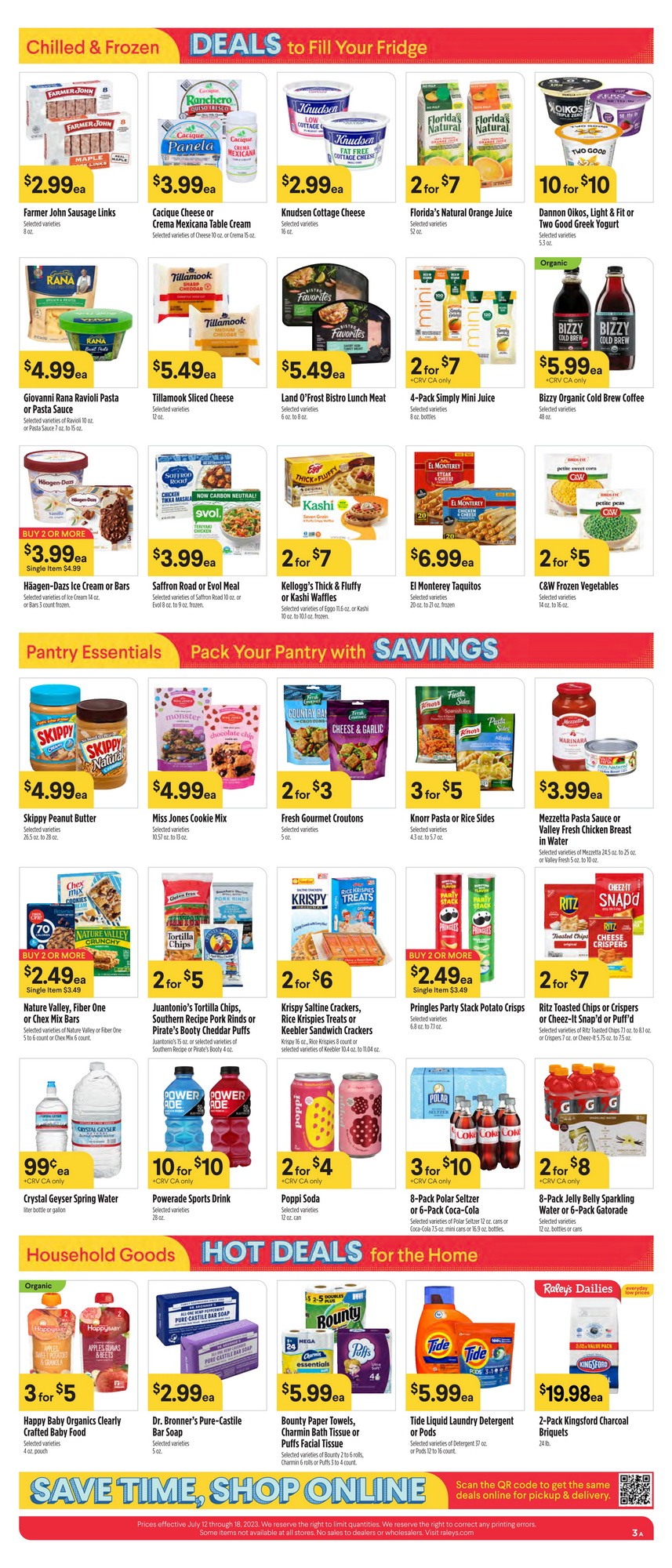 Raley's Supermarkets Weekly Ad Jul 12 Jul 18, 2023
