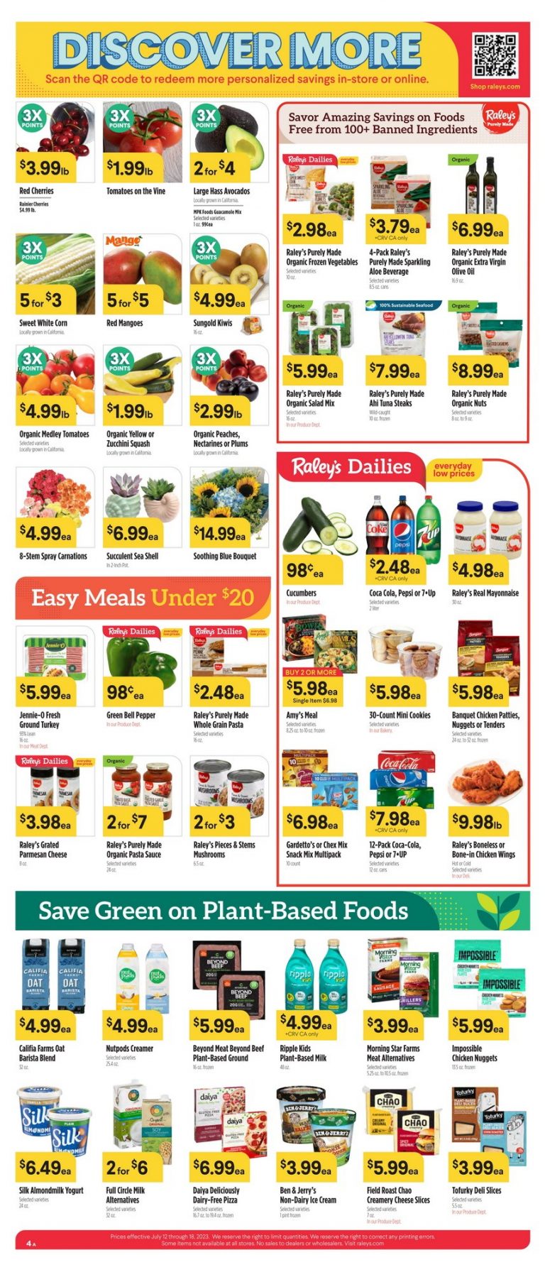 Raley's Supermarkets Weekly Ad Jul 12 – Jul 18, 2023