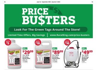Rural King Monthly Ad July 01 – Sep 30, 2023