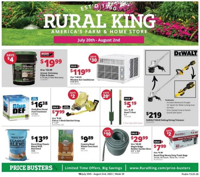 Rural King Weekly Ad Jul 20 Aug 02, 2023