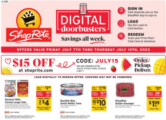 ShopRite Weekly Flyer July 07 – July 13, 2023