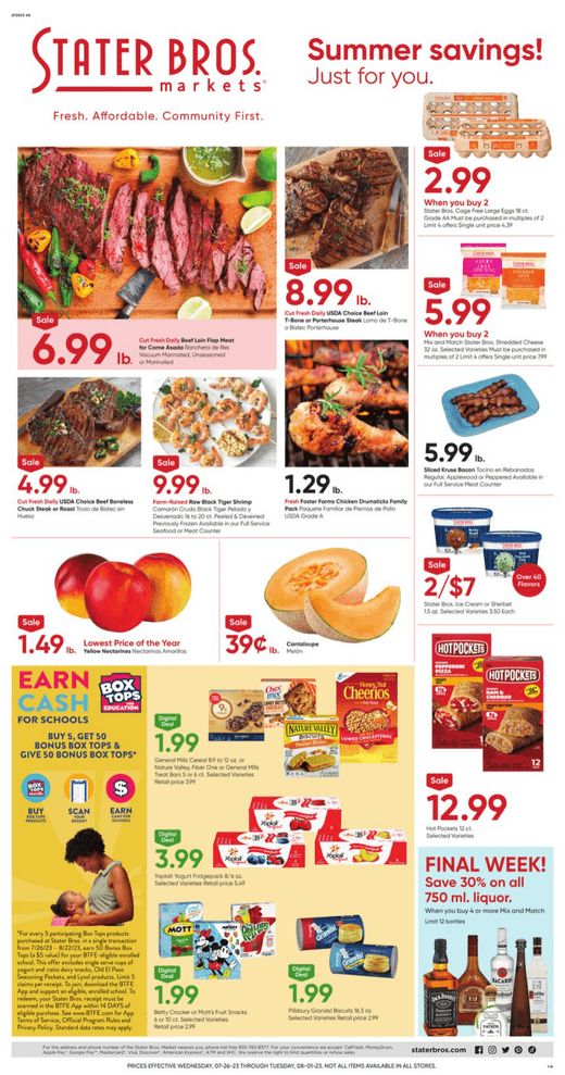 Stater Bros Weekly Ad Jul 26 Aug 01, 2023