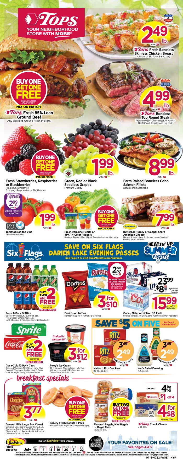 Tops Weekly Ad July 16 July 22, 2023