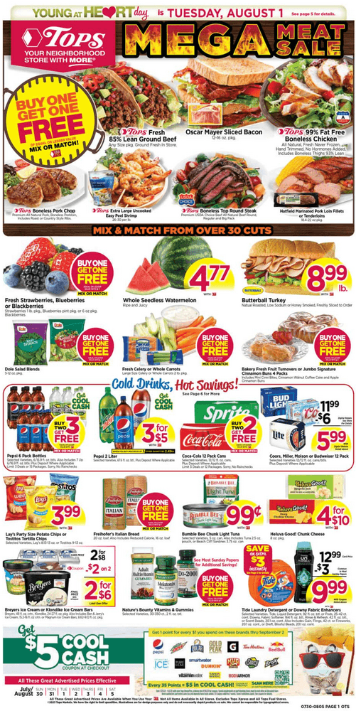 Tops Weekly Ad Jul 30 Aug 05, 2023