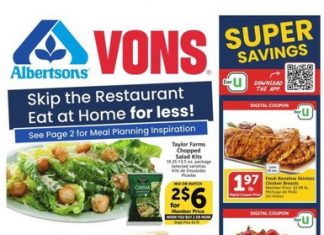 Vons Weekly Ad Jul 26 – Aug 01, 2023