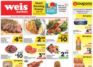 Weis Markets Ad Specials Jul 20 – Aug 16, 2023