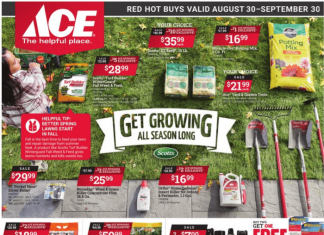 ACE Hardware Monthly Ad Aug 30 – Sep 30, 2023