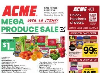 ACME Weekly Ad Aug 18 – Aug 24, 2023