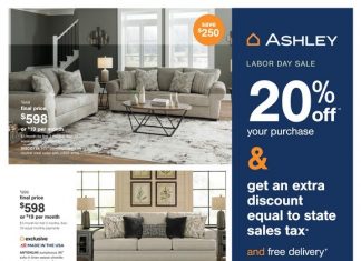 Ashley Furniture Labor Day Mattress Ad Aug 10 – Sep 11, 2023
