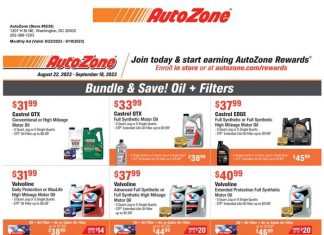 AutoZone Monthly Ad Aug 22 – Sep 18, 2023