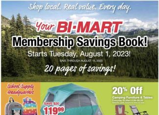 Bi-Mart Weekly Ad Aug 01 – Aug 15, 2023