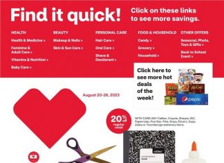 CVS Weekly Ad Aug 20 – Aug 27, 2023
