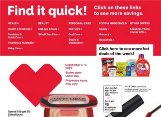 CVS Weekly Ad Sep 03 – Sep 09, 2023