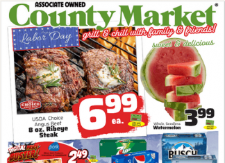 County Market Weekly Ad Aug 30 – Sep 05, 2023 (Labor Day Promotion Included)
